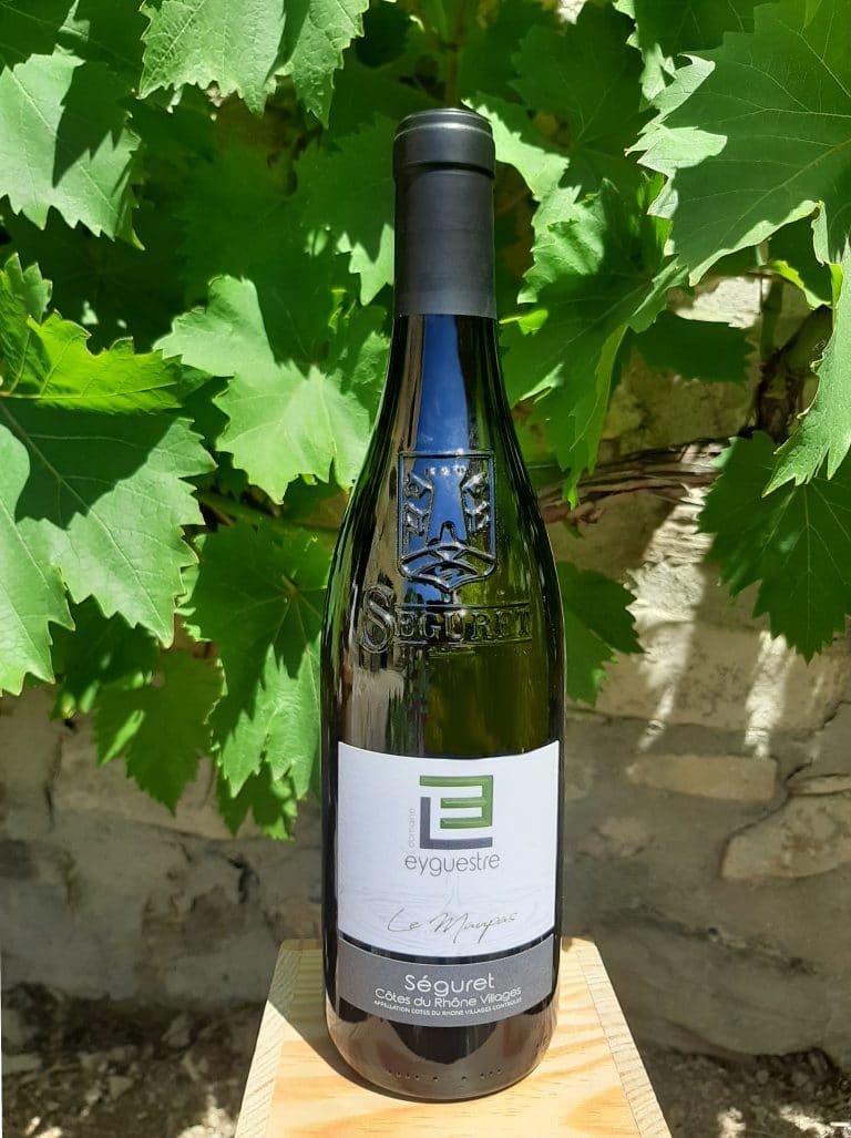 Vin Maupas blanc du Domaine Eyguestre, Côtes-du-Rhône Village Séguret